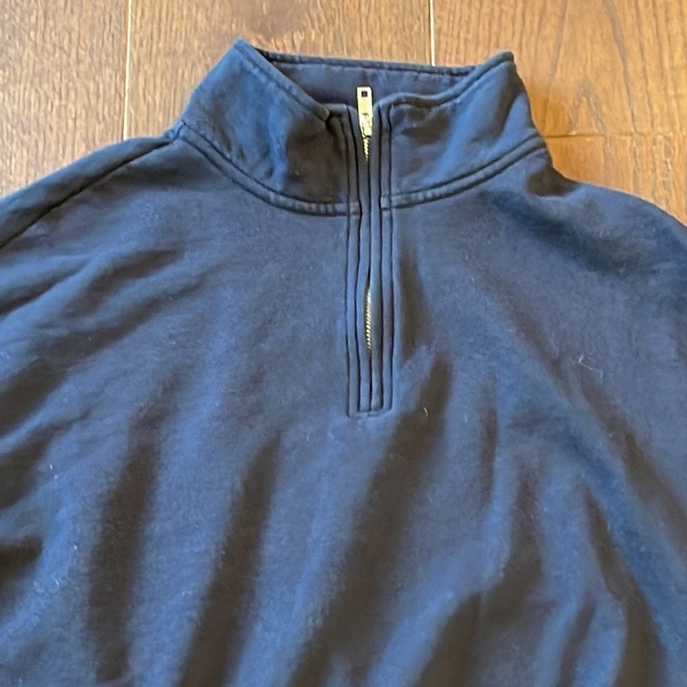 Garage Girls Navy Cropped Sweatshirt Size Large