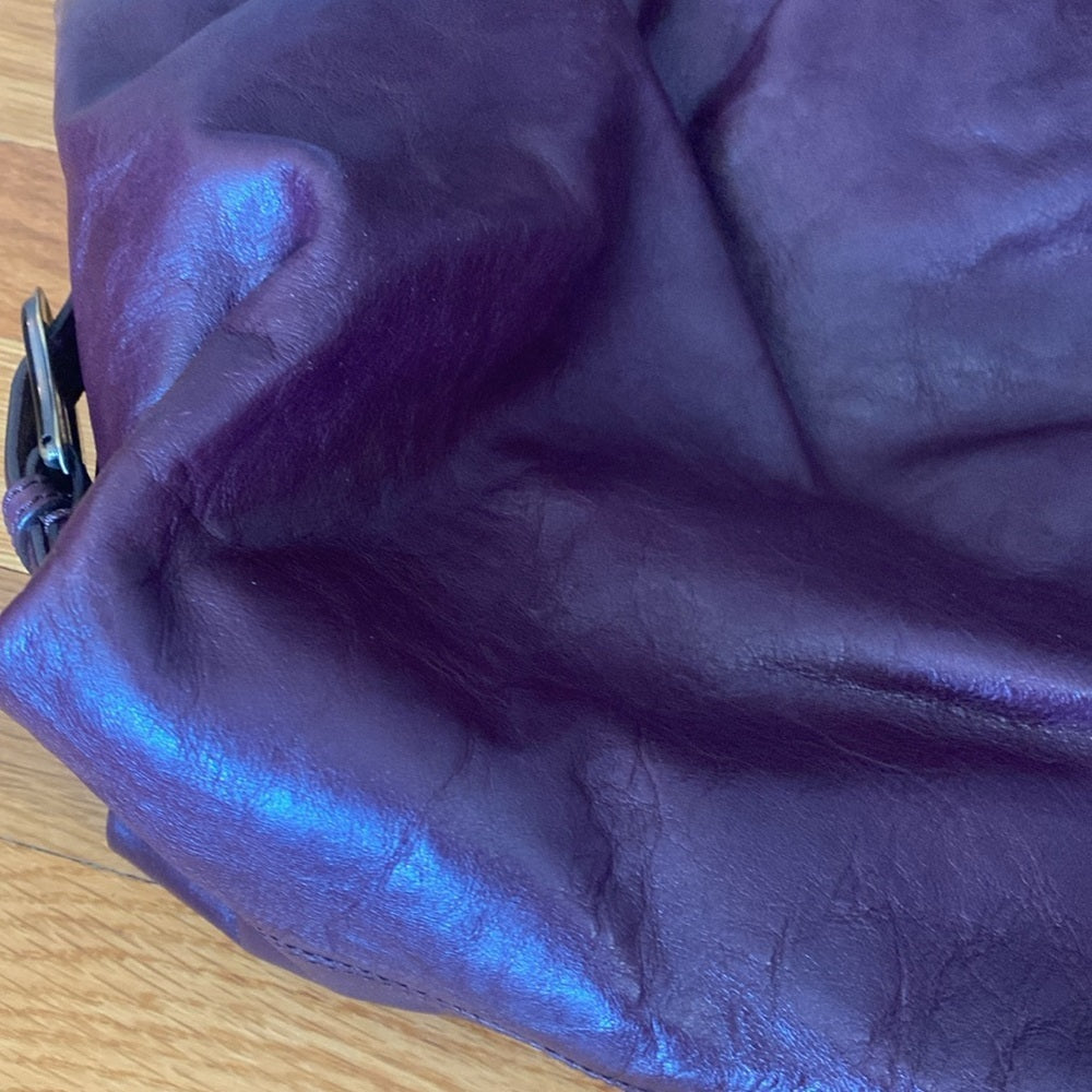 NWT Fendi Womens Purple Leather Bag OS