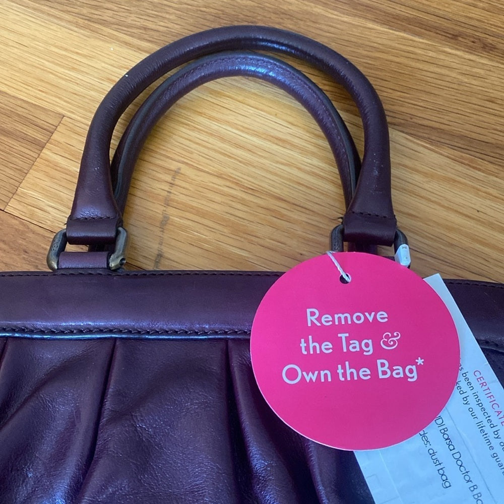 NWT Fendi Womens Purple Leather Bag OS