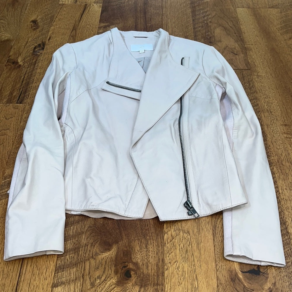 Walter Baker Woman’s Light Pink Leather Jacket Size S