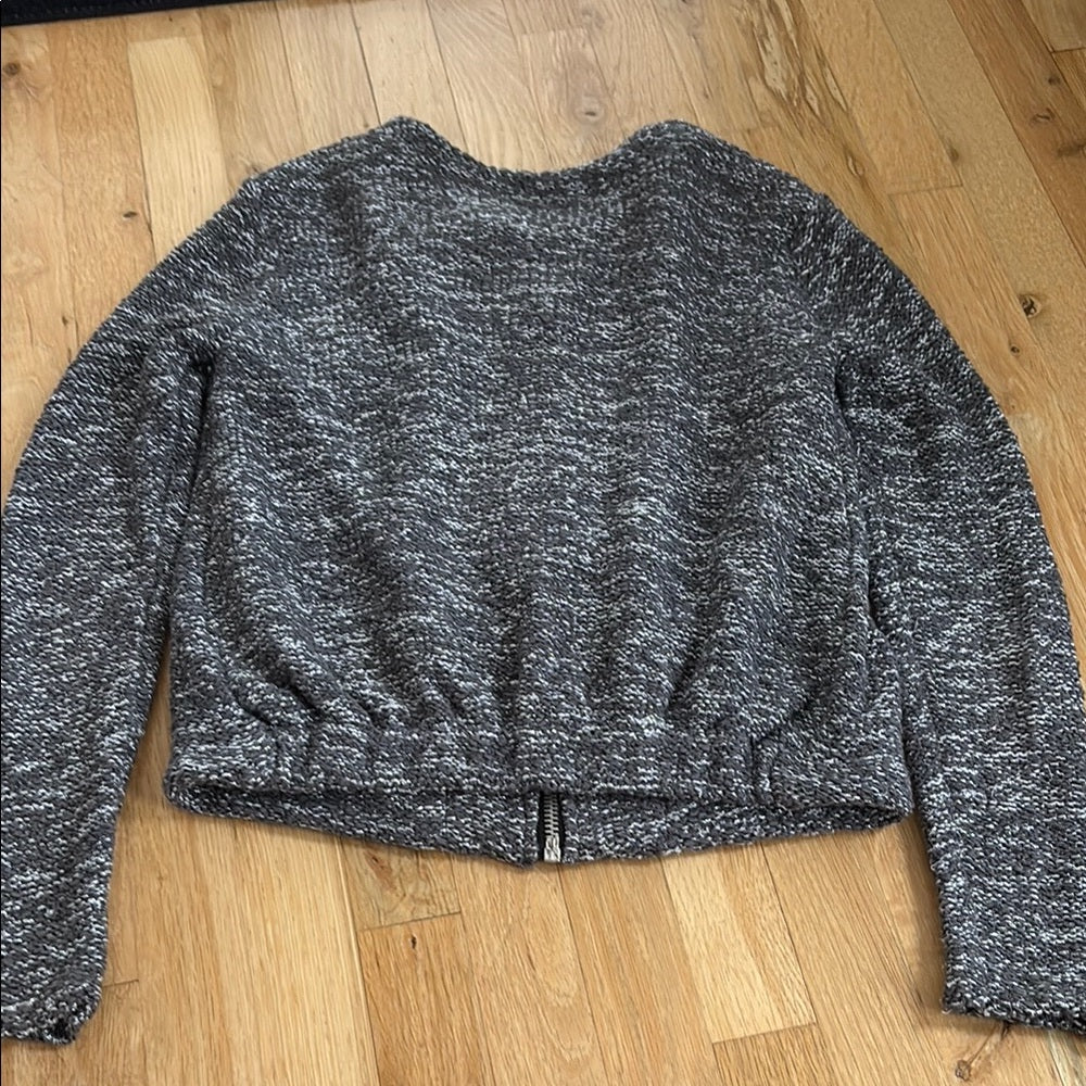 Maje Women’s Gray Knit Jacket Size Small