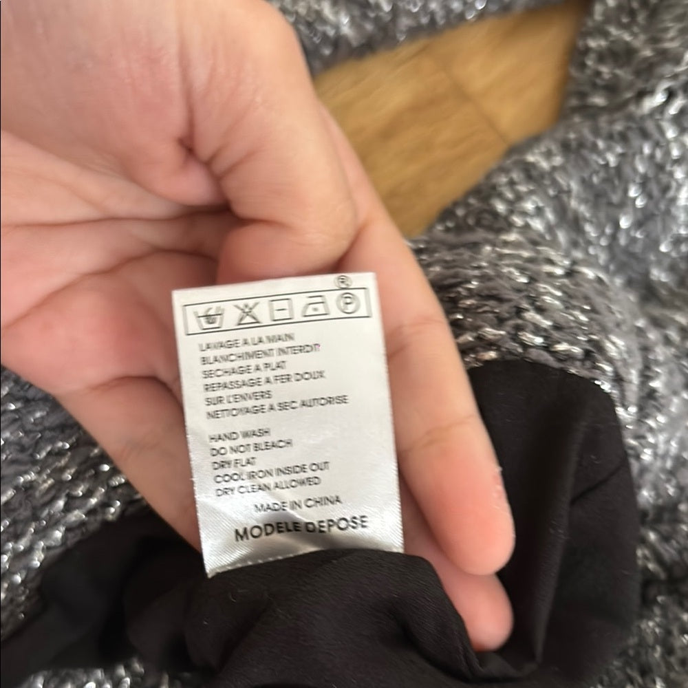 Maje Women’s Gray Knit Jacket Size Small