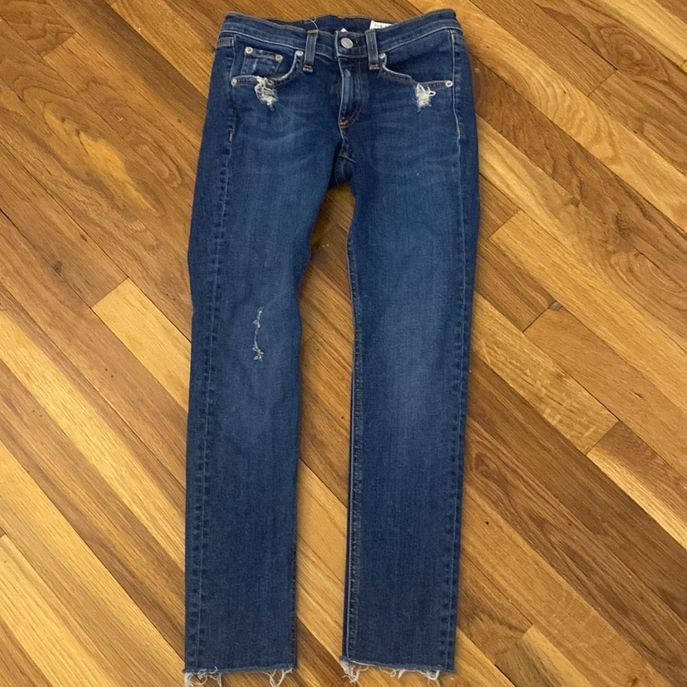 Rag & Bone Women’s Blue Skinny Jeans Size 24