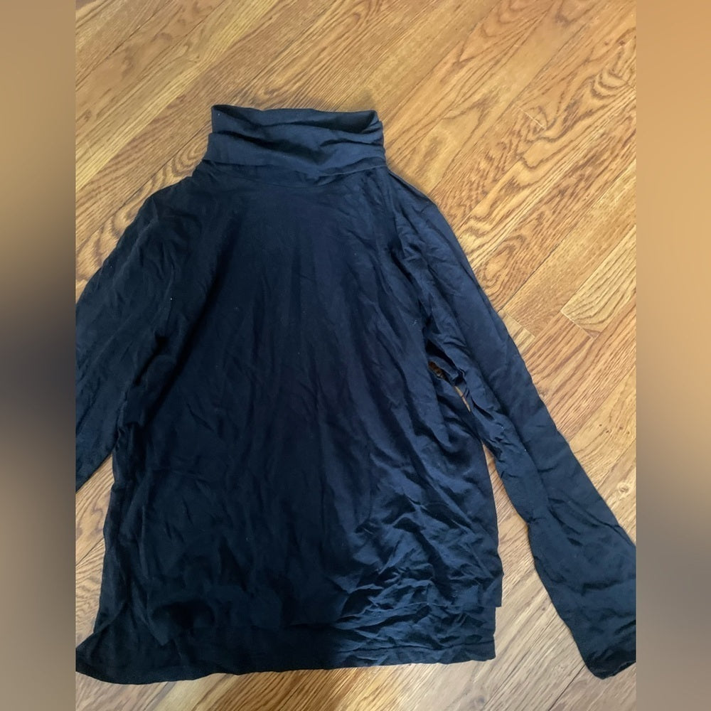 Madewell Black Long Sleeve Turtle Neck Size XL