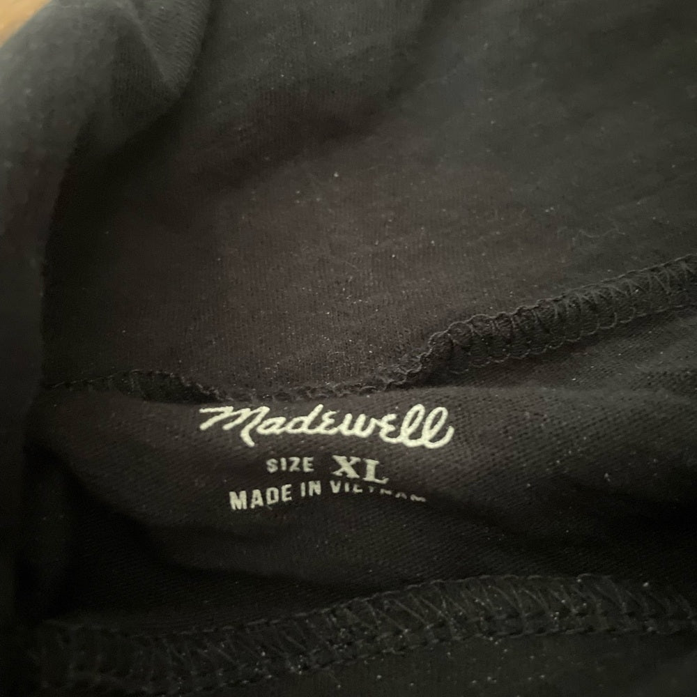 Madewell Black Long Sleeve Turtle Neck Size XL