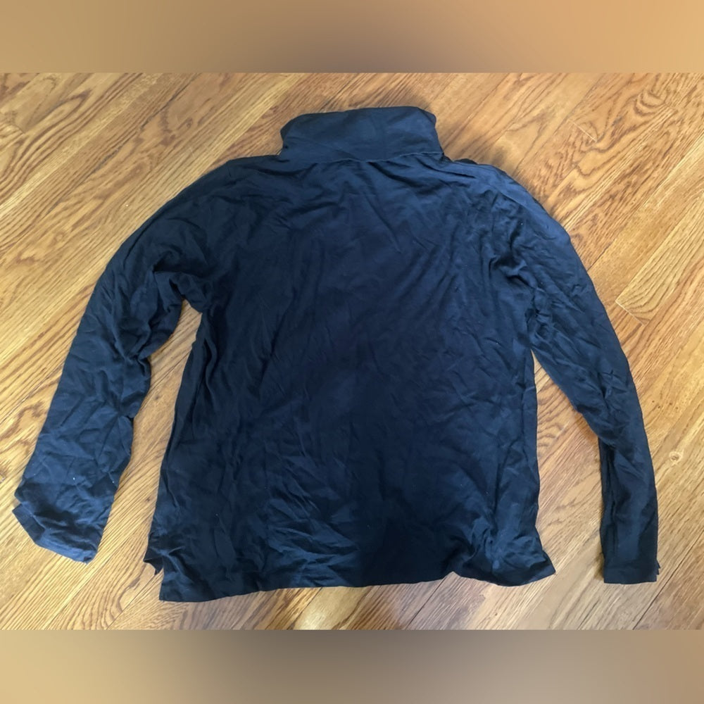 Madewell Black Long Sleeve Turtle Neck Size XL