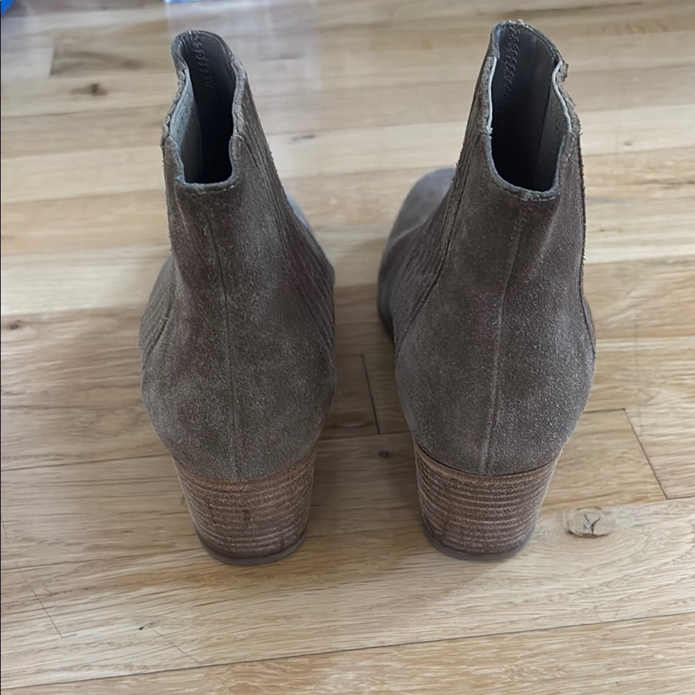 Vince Women’s Brown Suede Ankle Boots Size 8.5