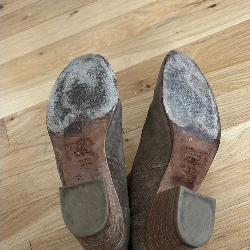 Vince Women’s Brown Suede Ankle Boots Size 8.5