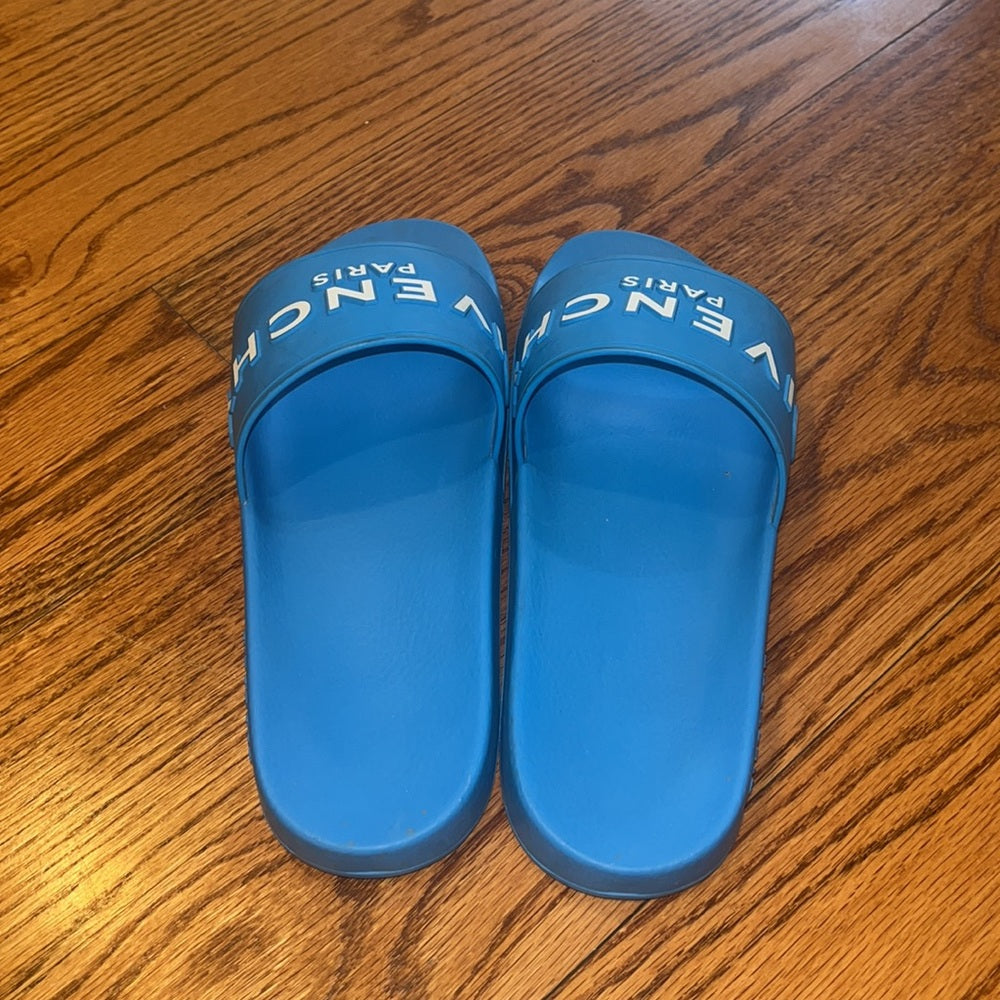 Givenchy Paris Woman’s Blue Slides Size 40