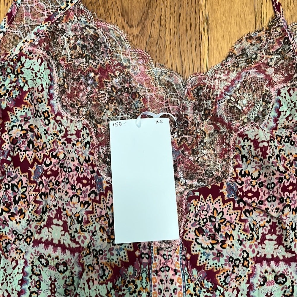 NWT Caballero Women’s Printed Spaghetti Strap Tank Size XS