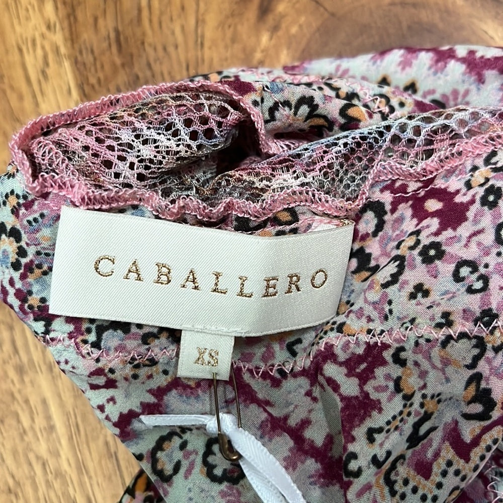NWT Caballero Women’s Printed Spaghetti Strap Tank Size XS