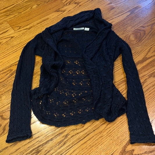 Cotton by Autumn Cashmere Woman’s Navy Cardigan Size XS