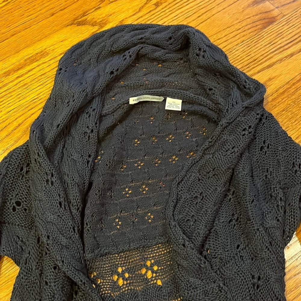 Cotton by Autumn Cashmere Woman’s Navy Cardigan Size XS