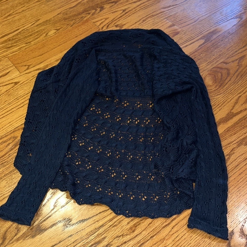 Cotton by Autumn Cashmere Woman’s Navy Cardigan Size XS