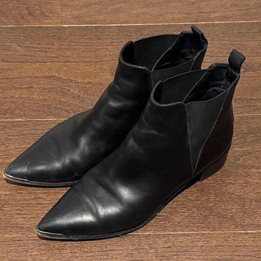Acne Studios Jensen Black Leather Ankle Boots Size 41/11