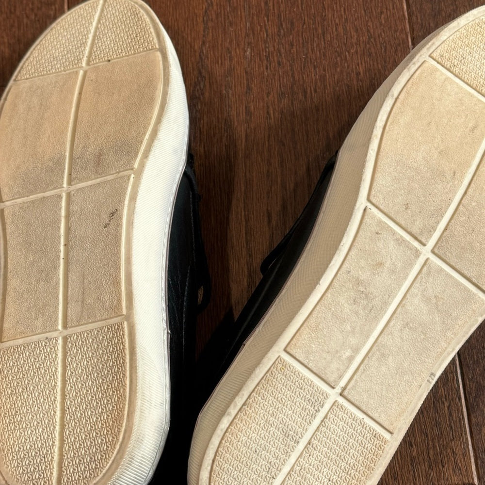 Stuart Weitzman Women’s Black Sequin Slip on Sneakers Size 9