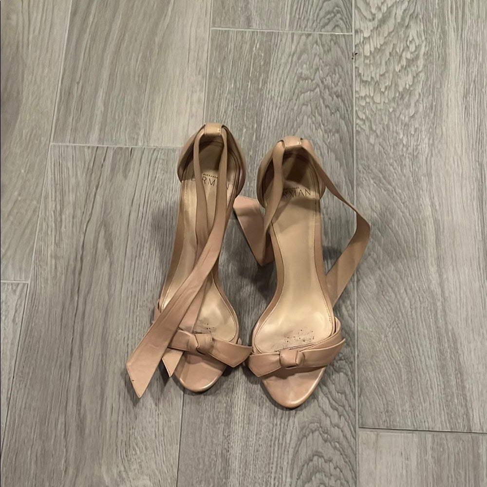 Alexandre Birman Womens Beige High Heels Size: 35.5
