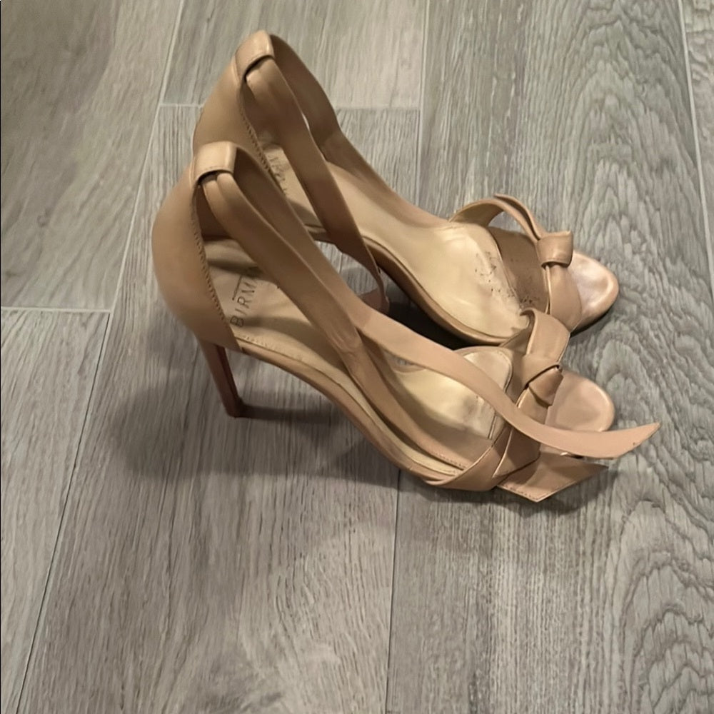 Alexandre Birman Womens Beige High Heels Size: 35.5