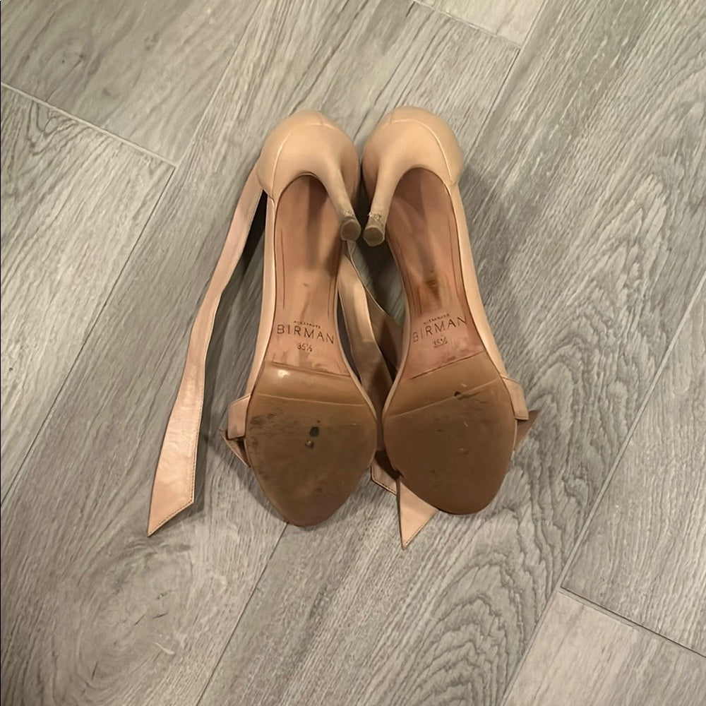 Alexandre Birman Womens Beige High Heels Size: 35.5