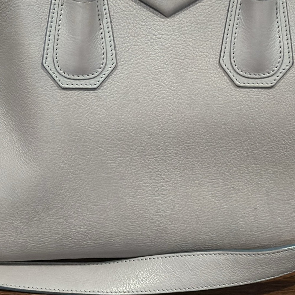 Givenchy Medium Antigona Grey Leather Handbag with Strap