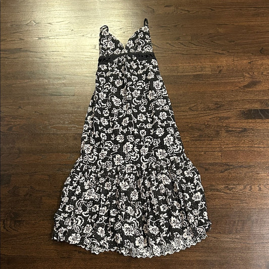 NWT Ramy Brook Women’s Floral Black and White Dress Size 00