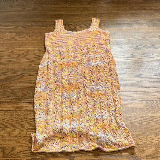 NWT Ramy Brook Multicolor Knit Kids Dress Size Large