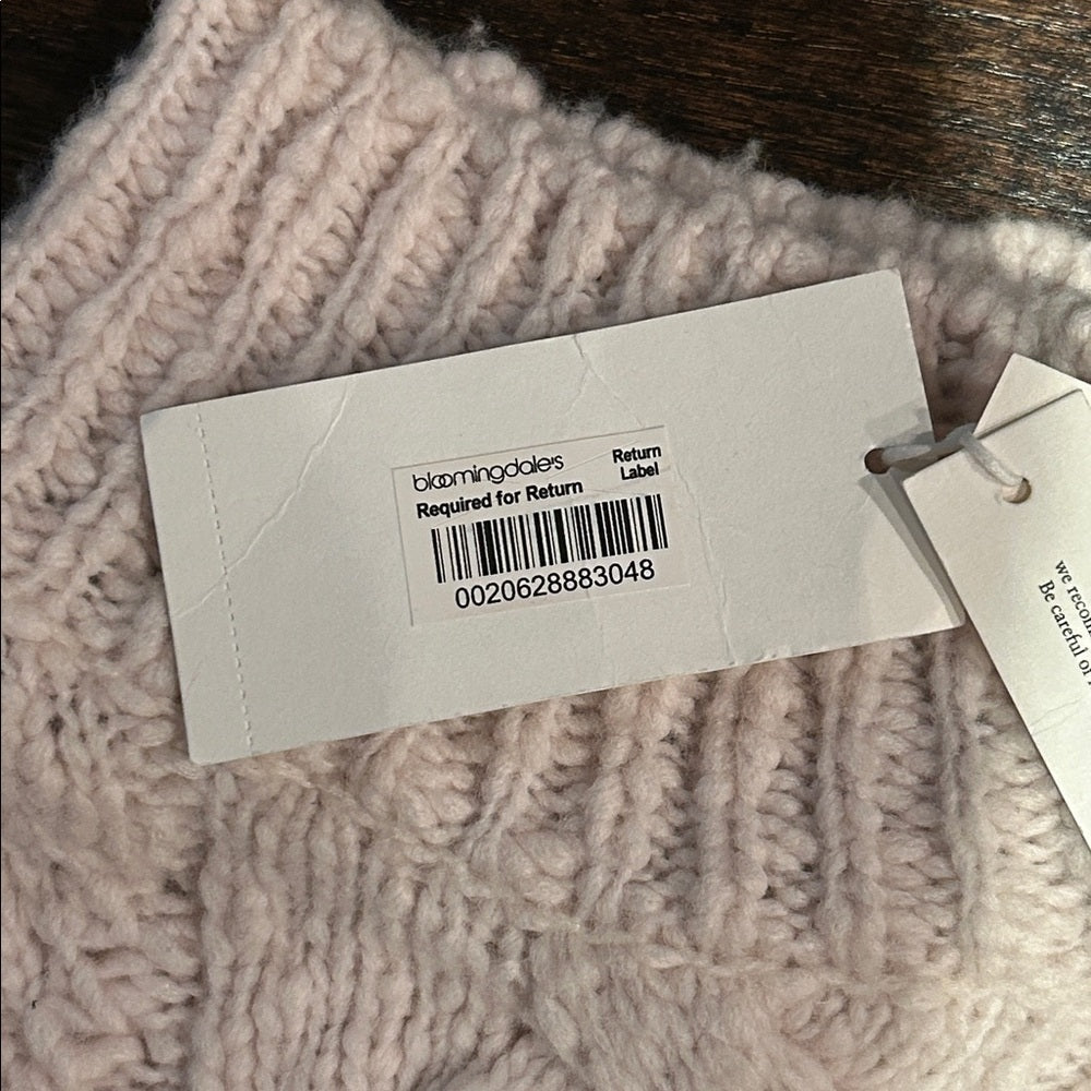 NWT Vince Women’s Cozy Cream Cable Knit Sweater Size Small