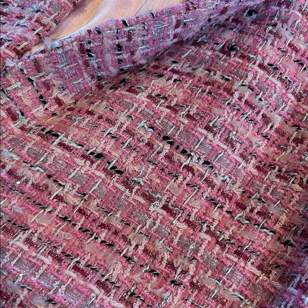 Generation Love Women’s Pink Tweed Blazer Coat Size Small