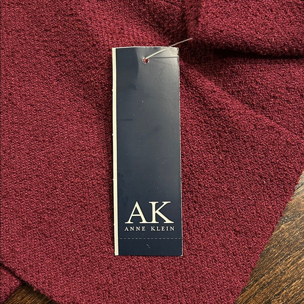 NWT Anne Klein Women's Burgundy Blazer Size 6