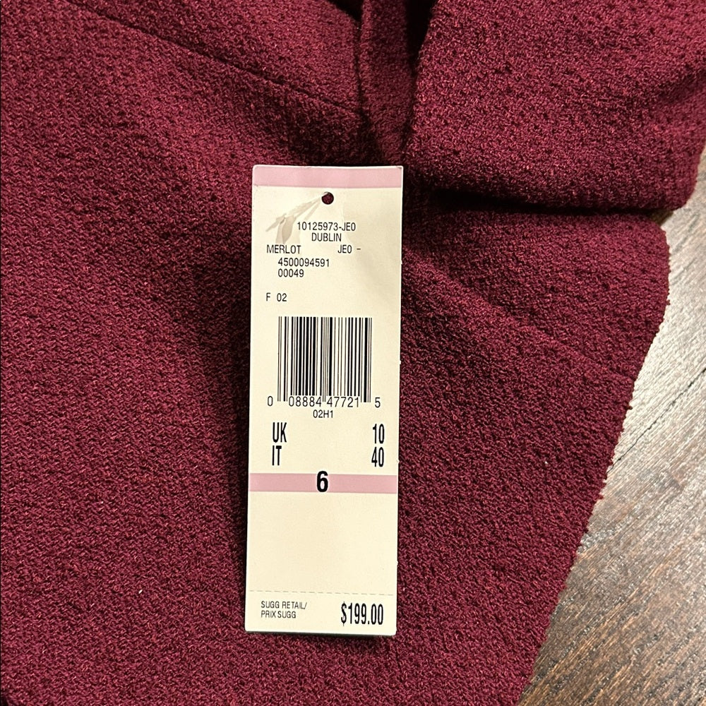 NWT Anne Klein Women's Burgundy Blazer Size 6
