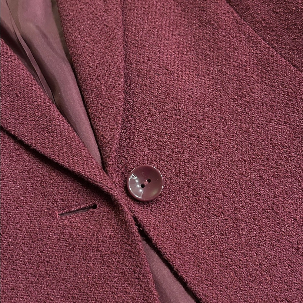 NWT Anne Klein Women's Burgundy Blazer Size 6