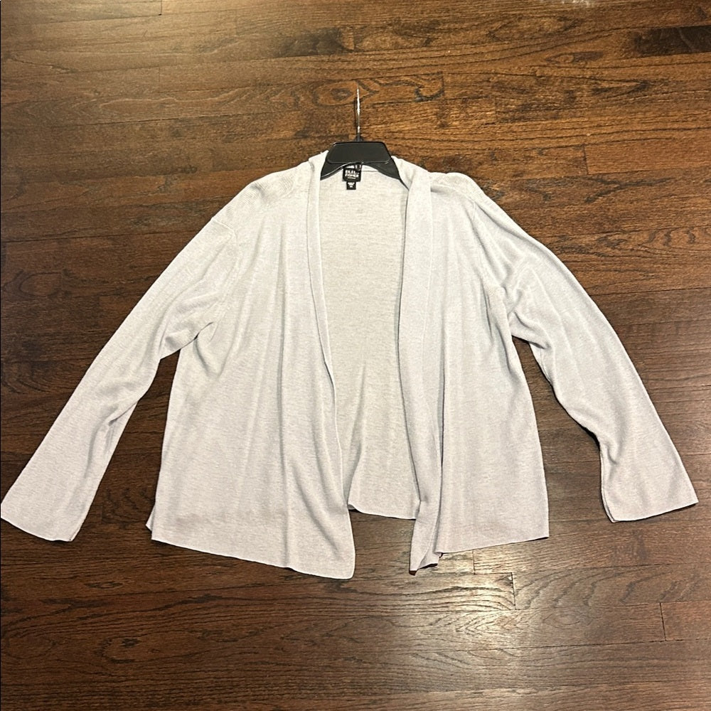 Eileen Fisher Women’s Elegant Light Purple Cardigan Size 1X