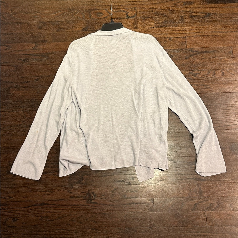 Eileen Fisher Women’s Elegant Light Purple Cardigan Size 1X