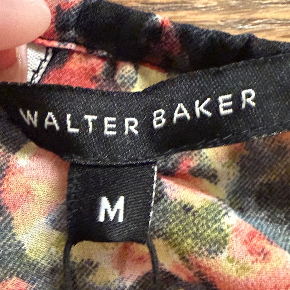 NWT Walter Baker Multicolor Floral Off-Shoulder Blouse Size Medium