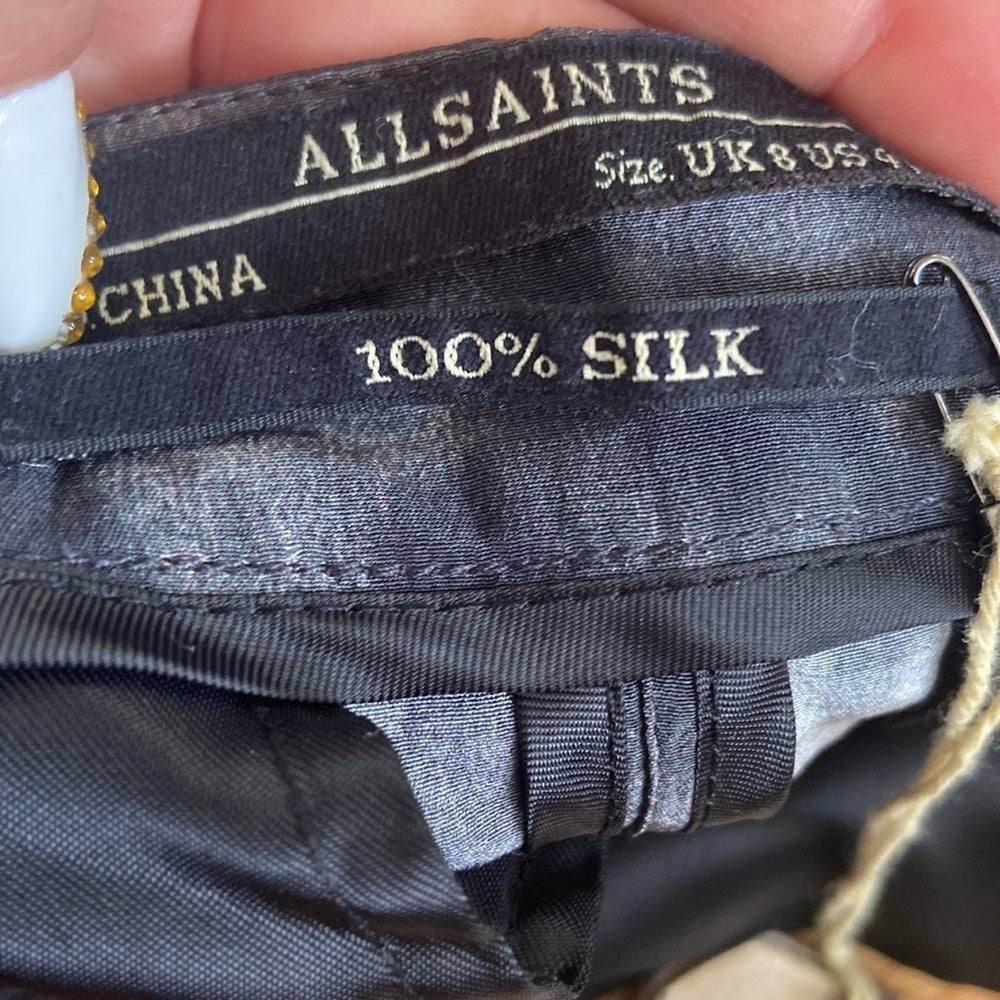 NWT Women’s All Saints shirts. Black/grey. Size 4