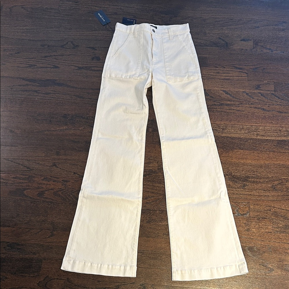 NWT Ramy Brook Women’s  White Wide Leg Jeans Size 27