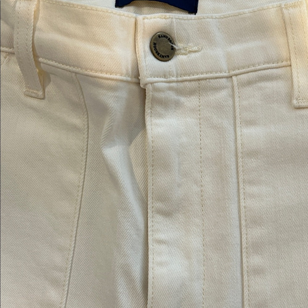 NWT Ramy Brook Women’s  White Wide Leg Jeans Size 27