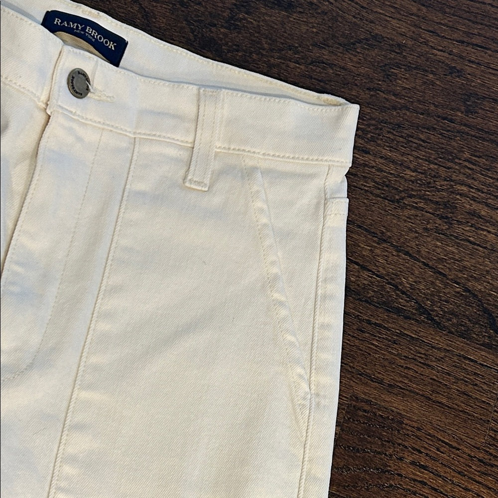 NWT Ramy Brook Women’s  White Wide Leg Jeans Size 27