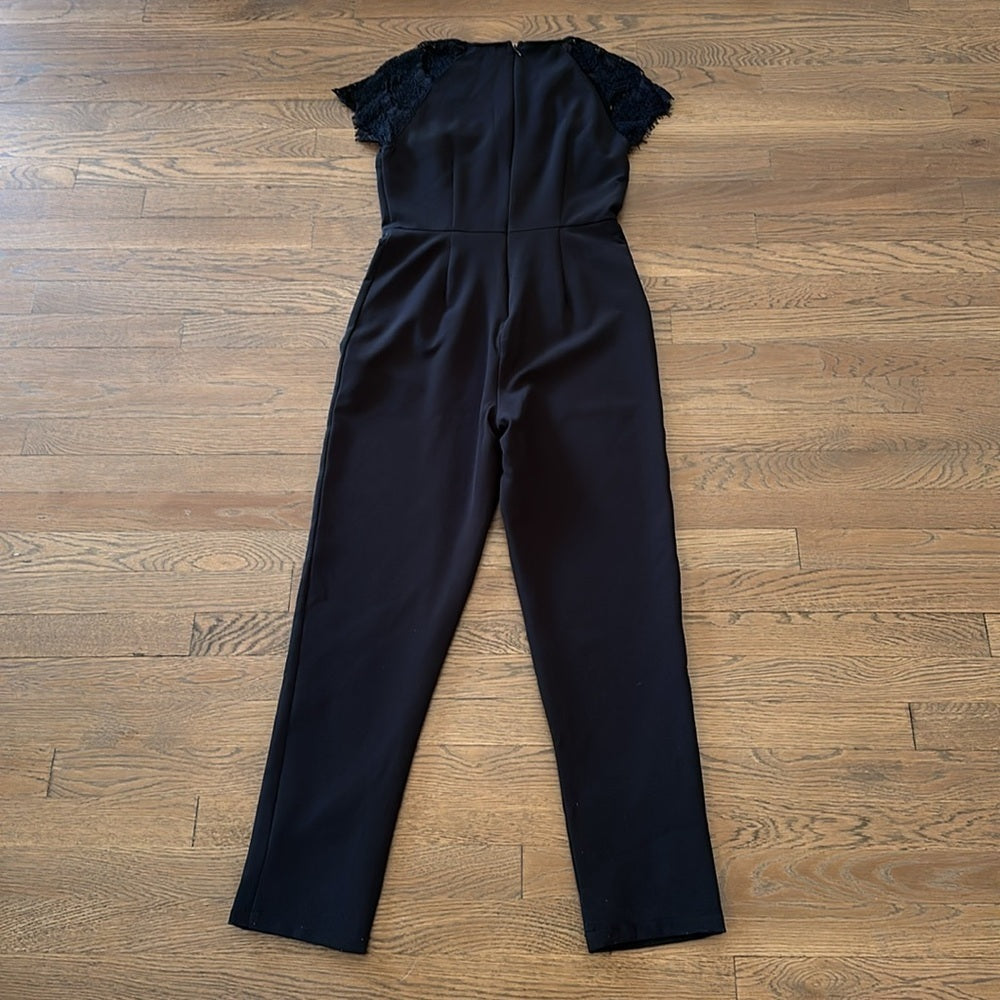 Missguided Women’s Black Jumpsuit - Size 10
