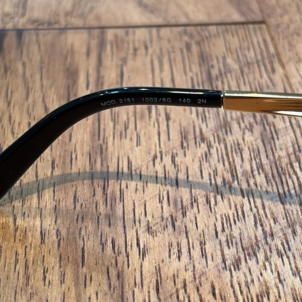 Versace Woman’s Light Grey Gold Mirrored Sunglasses