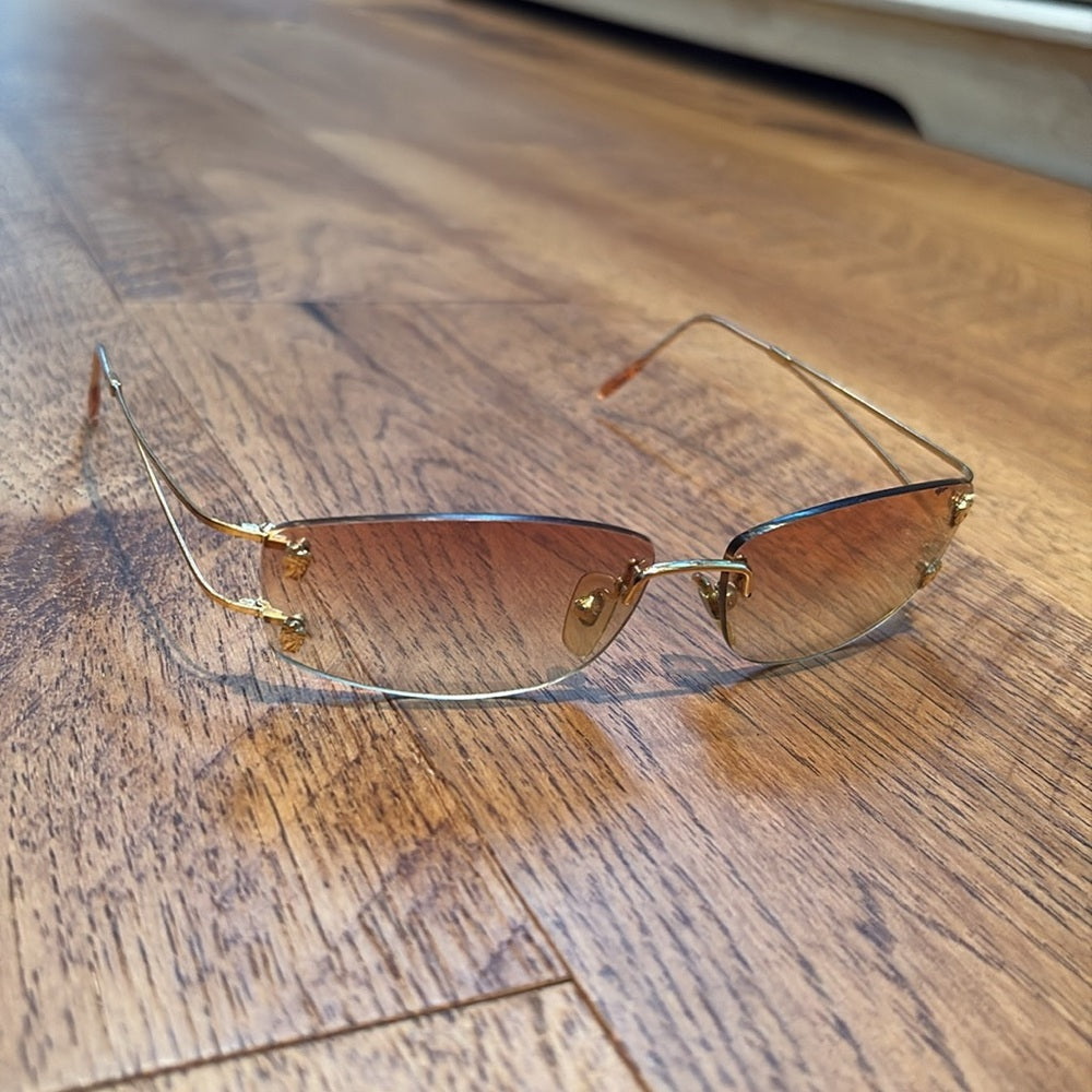 Versace Woman’s Vintage Gold Sunglasses