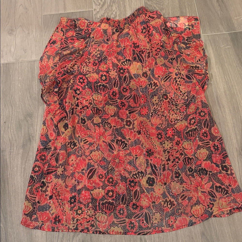 NWT A.L.C. Women’s Pink Flower Blouse Size 0