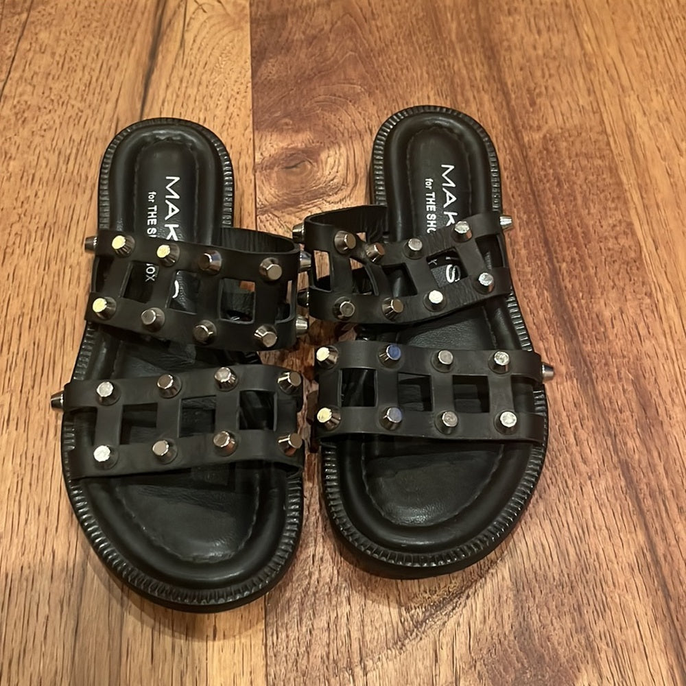 Makris Woman’s Black Sandals Size 36
