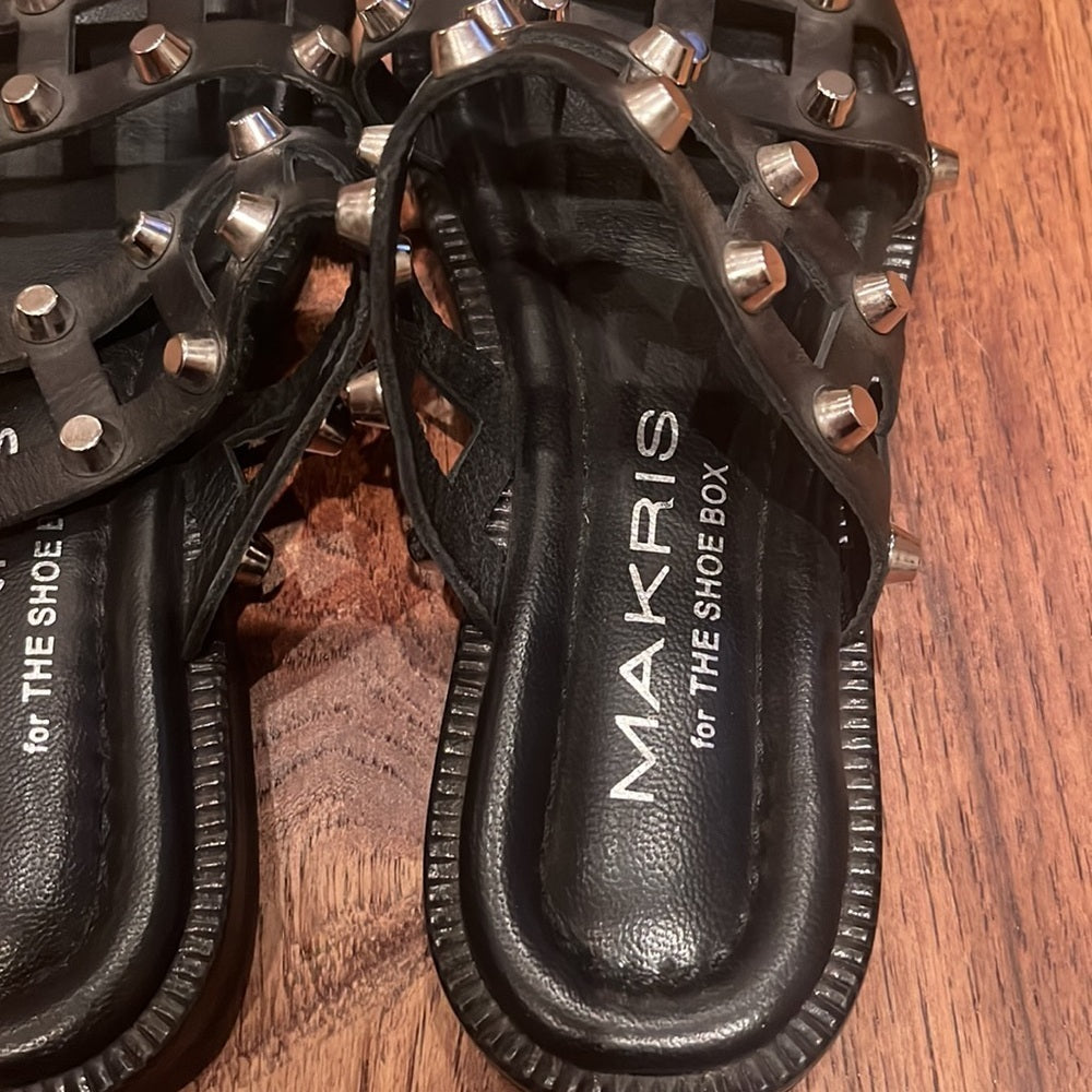 Makris Woman’s Black Sandals Size 36
