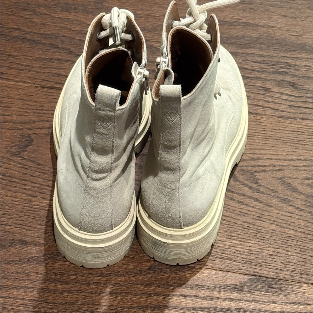 ba&sh Women’s Combat Cream Boots Size 36/6