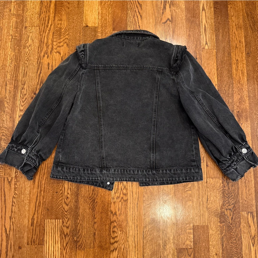 Generation Love Black Jean Jacket Size Medium