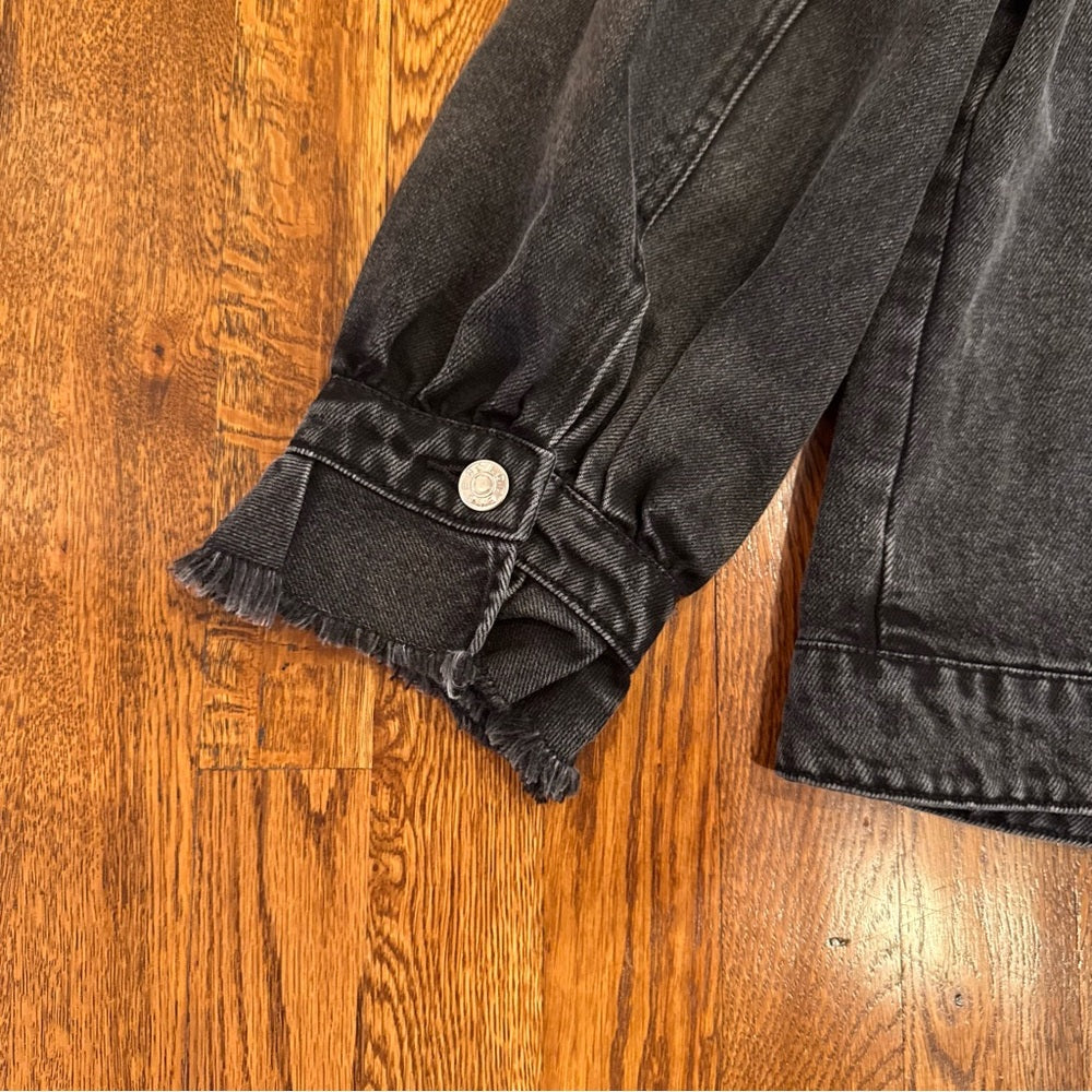 Generation Love Black Jean Jacket Size Medium