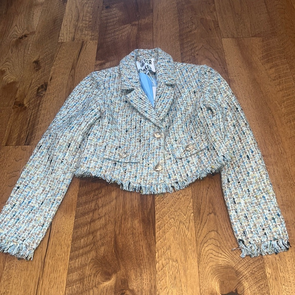 NWT Walter Baker Woman’s Delray Tweed Lyona Jacket and Skirt Size XS /2