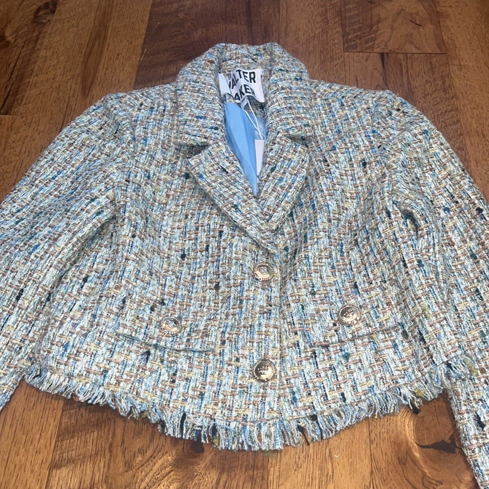 NWT Walter Baker Woman’s Delray Tweed Lyona Jacket and Skirt Size XS /2