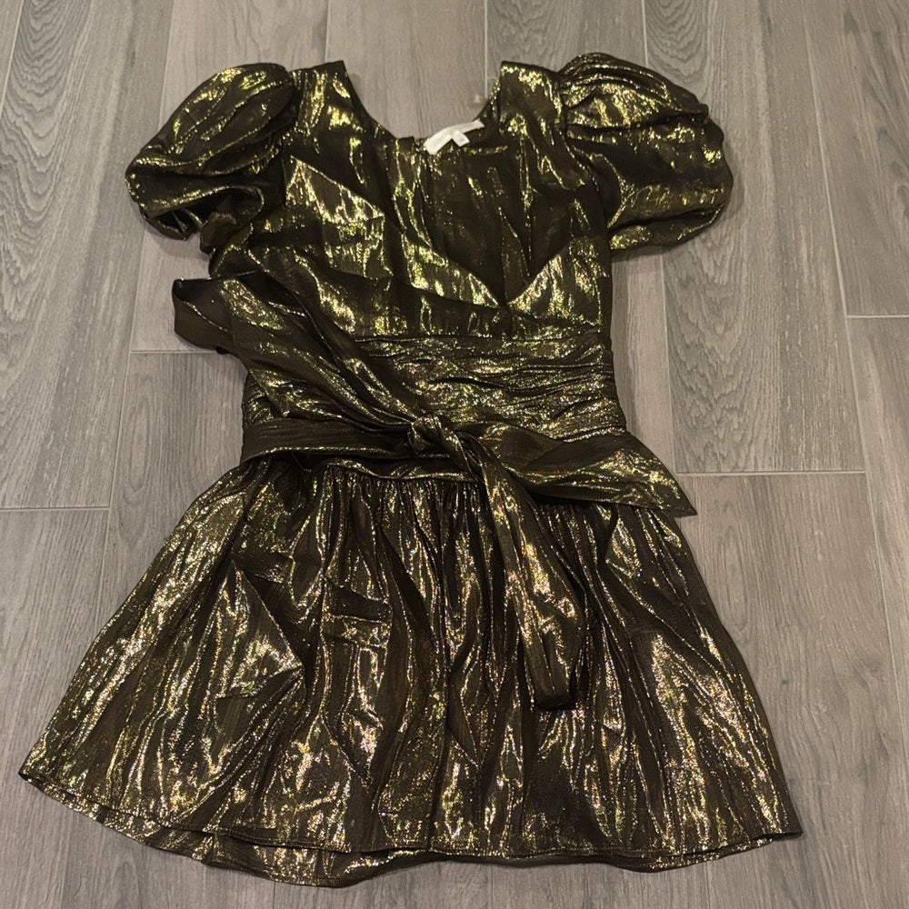 Love Shack Fancy Women’s Gold Dress Size00